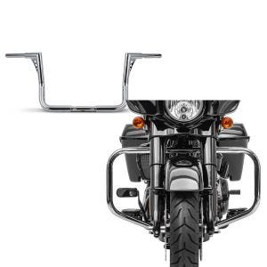 Set: Lenker Ape Hanger 12" für Harley Street Glide 06-21 chrom Craftride + Sturzbügel für Harley Davidson Street Glide 09-21 Craftride TR2 chrom_1