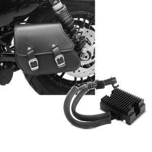 Set: Schwingentasche + Halter für Harley Sportster 883 Iron 09-20 Craftride + Spannungsregler für Harley-Davidson Sportster 883 Iron 09-13 Gleichrichter Laderegler Craftride_1