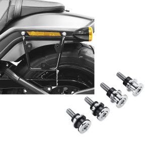Set: Satteltaschenhalter für Harley Davidson Fat Bob / 114 18-21 Abstandshalter re-li Craftride + Anbausatz Docking Hardware Kit für Harley-Davidson Softail 18-21 52300646 Craftride_1
