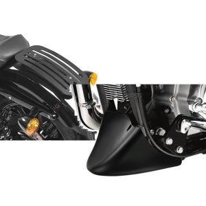 Set: Gepäckträger für Harley Sportster 883 Iron 09-20 Solo Rack L1 Gepäckbrücke Craftride + Bugspoiler für Harley Sportster 883 Iron 09-20 Craftride_1