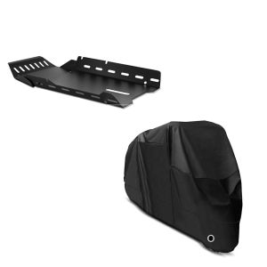 Set: Motorschutz Honda Goldwing GL 1800 01-16 Unterbodenschutz Spoiler Craftride + Abdeckplane Honda Gold Wing 1500 / 1800 Craftride XXXXL in schwarz_1