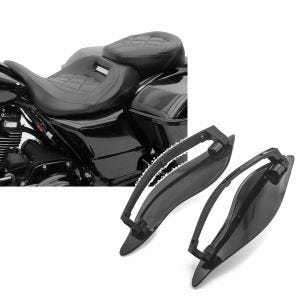Set: Sitzbank für Harley Street Glide Special 15-21 Craftride RH3 schwarz + Seitlicher Windabweiser für Harley Street Glide Special 15-21 schwarz Craftride_1