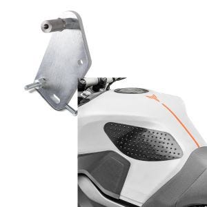 Set: Adapterplatte für ConStands Power Suzuki GSX-R 600 06-10 + Tankpad seitlich für Suzuki GSX-R 750 / 600 Seiten Tankpad Zaddox Grip M schwarz_1