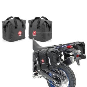 Set: Aluminium Koffer Innentasche für BMW R 1200 GS / Adventure 04-18 rechts und links Bagtecs + Satteltaschen Wasserdicht für BMW R 1200 GS / Adventure Bagtecs WP8 2x30L Seitentaschen_1