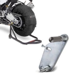 Set: Reifenwärmer Set für Yamaha YZF-R6 YZF-R1 ConStands Laguna Seca 60-80°C schwarz + Adapterplatte für ConStands Power Yamaha YZF-R6 99-02_1