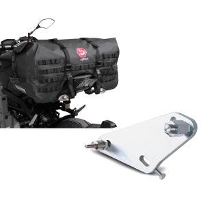 Set: Hecktasche für Kawasaki Z 900 / RS / Cafe Bagtecs SX70 70Ltr schwarz + Adapterplatte für ConStands Power Kawasaki Z 900 17-21_1