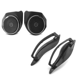 Set: Lautsprecher Kit für Harley-Davidson Electra Glide Ultra Limited 14-21 Craftride + Seitlicher Windabweiser für Harley-Davidson Touring 14-21 schwarz Craftride_1