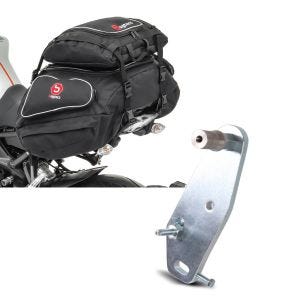 Set: Hecktaschen Set BMW S 1000 R / RR / XR Bagtecs X50 und X52 + Adapterplatte für ConStands Power BMW S 1000 RR 09-13_1