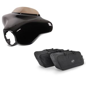 Set: Batwing Verkleidung Set für Harley Street Glide 06-13 Craftride + Koffer Innentaschen für Harley Street Glide 06-21 Craftride BG1 Paar_1