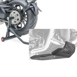 Set: Einarmständer BMW R NineT Scrambler 16-21 Montageständer ConStands Single-Racing schwarz matt + Motorschutz für BMW R NineT Scrambler 16-21 Motoguard Aluminium Bugspoiler Unterbodenschutz schwarz_1