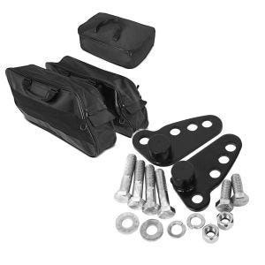 Set: Innentaschen Set für Harley Street Glide 06-21 Craftride Seitenkoffer / Topcase + Tieferlegungskit 1-3" für Harley Street Glide 06-17 Tieferlegung Craftride_1