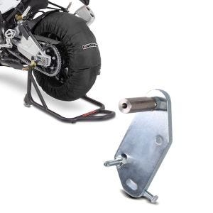 Set: Reifenwärmer Set für Yamaha YZF-R6 YZF-R1 ConStands Laguna Seca 60-80°C schwarz + Adapterplatte für ConStands Power Yamaha YZF-R1 07-14_1