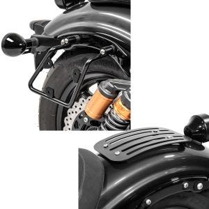 Set: Satteltaschenhalter für Yamaha XV 950 / R 14-20 rechts Abstandshalter Craftride + Gepäckträger für Yamaha XV 950 / R 14-20 Solo Rack L1 Gepäckbrücke Craftride_1