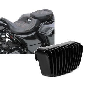 Set: Sitzbank für Harley Street Glide 09-21 Komfortsitzbank Craftride RH3 schwarz-orange + Spannungsregler für Harley Street Glide 17-21 Gleichrichter Laderegler Craftride_1