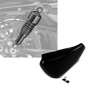 Set: Stoßdämpfer 10,5 Zoll Harley Sportster 883 Iron 09-20 Federbeine von Craftride schwarz + Batterieabdeckung Harley Sportster 883 Iron 14-20 Craftride Seitendeckel links in schwarz_1
