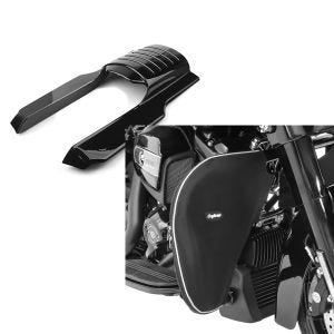 Set: Kotflügelverlängerung hinten für Harley Road King 96-08 Craftride + Sturzbügel Spritzschutz für Harley Road King 94-21 Beinwärmer Craftride_1