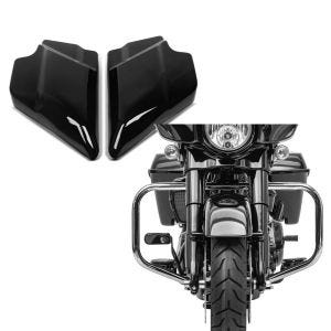 Set: Seitenverkleidung Set für Harley Street Glide 09-21 Craftride schwarz + Sturzbügel für Harley Davidson Street Glide 09-21 Craftride TR2 chrom_1
