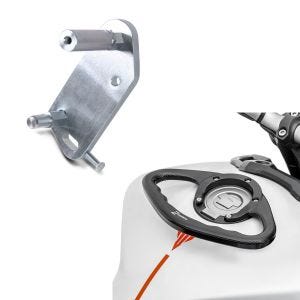 Set: Adapterplatte für ConStands Power Yamaha YZF-R1 04-06 + Sozius Haltegriff für Yamaha YZF-R6 / YZF-R1 PG1 Zaddox_1