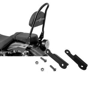 Set: Sissybar Yamaha XV 950 / R 14-20 Craftride Fast Rider-M schwarz + Blinkerverlegung für Yamaha XV 950 / R 14-20 Blinker hinten Versatz Kit Craftride_1