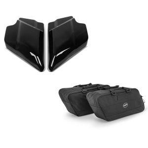 Set: Seitenverkleidung Set für Harley Street Glide 09-21 Craftride schwarz + Koffer Innentaschen für Harley Street Glide 06-21 Craftride BG1 Paar_1