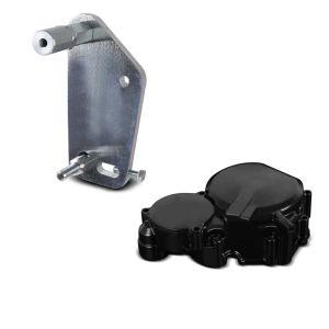 Set: Adapterplatte für ConStands Power Suzuki GSX-R 600/750 11-17 + Lichtmaschinendeckel für Suzuki GSX-R 600/ 750 06-17 Limadeckel Motordeckel_1