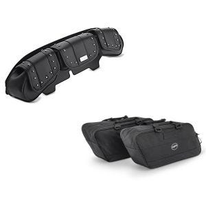 Set: Windschild Tasche RV für Harley Davidson Street Glide 06-13 Craftride + Koffer Innentaschen für Harley Street Glide 06-21 Craftride BG1 Paar_1