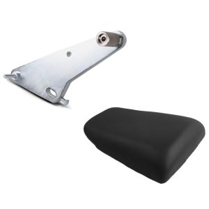Set: Adapterplatte für ConStands Power Suzuki SV 650/ S 03-08 + Soziussitz für Suzuki SV 1000 / 650 / S 03-08 Beifahrersitz schwarz_1