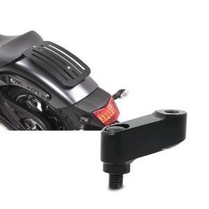 Set: Gepäckträger für Kawasaki Vulcan S / Café 15-21 Solo Rack L1 Gepäckbrücke Craftride + Spiegelverlängerung Kawasaki Vulcan S 15-21 Tourtecs Paar 40mm schwarz_1