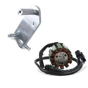 Set: Adapterplatte für ConStands Power Yamaha YZF-R1 04-06 + Lichtmaschine Stator für Yamaha YZF-R1 04-08 Alternator Zaddox_1