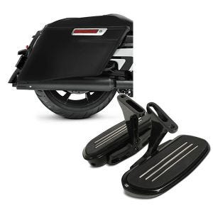 Set: Seitenkoffer für Harley Street Glide Special 15-21 Craftride Stretched SC2 unlackiert + Beifahrer Trittbretter + Halter CF2B für Harley Street Glide Special 15-21 Craftride_1