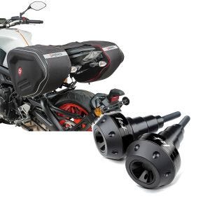 Set: Seitentaschen RF1 für Yamaha FZ1 / Fazer + Sturzpads für Yamaha FZ1 / Fazer 06-15 Crashpads Motoguard SC2 schwarz_1