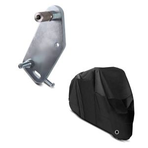 Set: Adapterplatte für ConStands Power Honda CBR 1000 RR Fireblade/ SP/ SP-2 08-19 + Abdeckplane Honda CBR 1000 RR Fireblade / SP / 2  Integra Craftride XL in schwarz_1