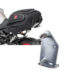 Set: Hecktasche Honda CBR 1000 RR Fireblade Gepäcktasche hinten Bagtecs X50 50Ltr schwarz + Adapterplatte für ConStands Power Honda CBR 1000 RR 04-07_1