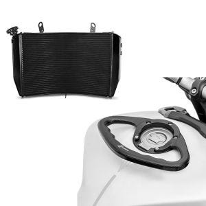 Set: Wasserkühler für Yamaha YZF-R1 04-06 Radiator Kühler + Sozius Haltegriff für Yamaha YZF-R6 / YZF-R1 PG1 Zaddox_1