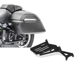Set: Seitenkoffer Set Indian Scout / Bobber / Sixty Craftride K3 33Ltr in schwarz + Gepäckträger für Indian Scout / Sixty 15-21 Gepäckbrücke Craftride schwarz_1