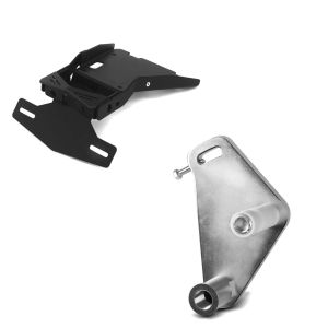 Set: Kennzeichenhalter für BMW R NineT / Pure 14-21 Nummernschildhalter Zaddox NH1 + Adapterplatte für ConStands Power BMW R NineT 14-21_1
