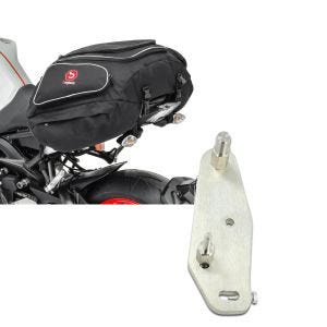 Set: Hecktasche Kawasaki Z 750 Gepäcktasche hinten Bagtecs X50 50Ltr schwarz + Adapterplatte für ConStands Power Kawasaki Z 750 07-12_1