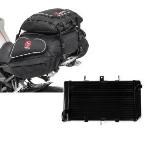 Set: Hecktaschen Set Kawasaki Z 800 / e Bagtecs X50 und X52 + Wasserkühler für Kawasaki Z 800 13-16 Radiator Kühler_1