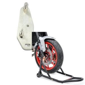 Set: Adapterplatte für ConStands Power BMW S 1000 RR 19-21 + Montageständer Vorderrad schwarz für BMW S 1000 R / RR / XR ConStands_1