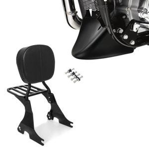 Set: Sissybar für Harley Davidson Sportster Forty-Eight 48 Special 18-20 Craftride inkl. Gepäckträger und Docking Kit schwarz + Bugspoiler Harley Sportster Forty-Eight 48 Special 18-20 Craftride schwarz_1