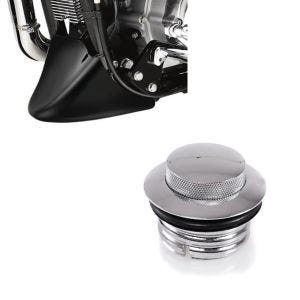 Set: Bugspoiler für Harley Sportster Forty-Eight 48 10-20 Craftride + Tankdeckel Pop-Up für Harley-Davidson Sportster Forty-Eight 48 10-20 chrom Craftride_1