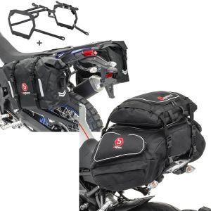 Set: Satteltaschen Set WP8 für Yamaha Tenere 700 19-21 mit Kofferträger Bagtecs + Hecktaschen Set Yamaha Tenere 700 Bagtecs X50 und X52_1