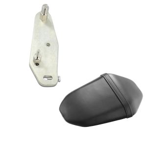 Set: Adapterplatte für ConStands Power Yamaha MT-07/ Tracer 13-21 + Soziussitz für Yamaha MT-07 18-20 Beifahrersitz schwarz_1