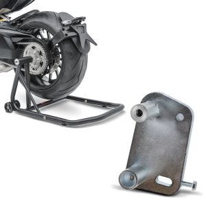 Set: Einarmständer Ducati Diavel / S 11-20 Montageständer ConStands Single-Classic schwarz matt + Adapterplatte für ConStands Power Ducati Diavel 11-18_1