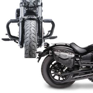 Set: Sturzbügel Mustache II für Harley Davidson Sportster Forty-Eight 48 10-20 Schutzbügel schwarz Craftride + Satteltasche Harley Sportster Forty-Eight 48 Craftride Arizona 3Ltr rechts in schwarz_1