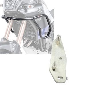 Set: Verkleidungsschutzbügel für Yamaha Tenere 700 19-21 Motoguard Tank-Sturzbügel oben + Adapterplatte für ConStands Power Yamaha Tenere 700 19-21_1