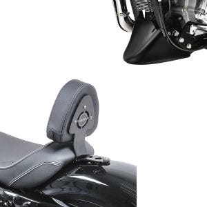 Set: Fahrer Sissybar für Harley Sportster 883 Iron 09-20 Fahrer Rückenlehne Craftride + Bugspoiler für Harley Sportster 883 Iron 09-20 Craftride_1