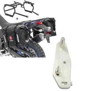 Set: Satteltaschen Set WP8 für Yamaha Tenere 700 19-21 mit Kofferträger Bagtecs + Adapterplatte für ConStands Power Yamaha Tenere 700 19-21_1