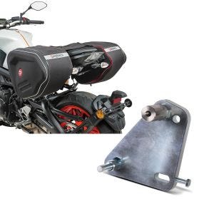Set: Seitentaschen RF1 für Suzuki GSR 750 / 600 + Adapterplatte für ConStands Power Suzuki GSR 600 06-11_1