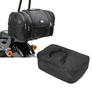 Set: Hecktasche für Harley CVO Street Glide Gepäckrolle Craftride RB1 24-30Ltr + Innentasche für Harley CVO Street Glide 11-21 King Tour Pak Topcase Craftride_1